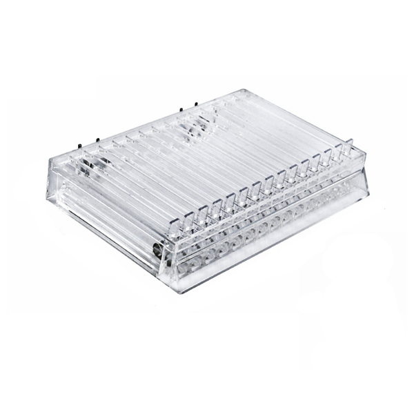 Azar Displays 15-Compartment Lipstick Tray W/ Spring Load, PK2 225515